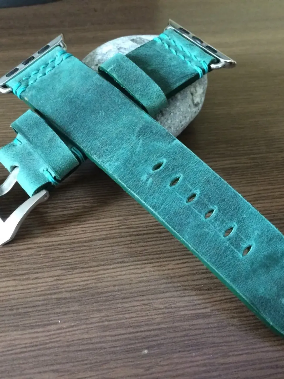 Distress Green Apple Watch Band for Series 7 45mm, iWatch Wristwatch Band, Apple Watch Straps 41mm, 44mm Series 6, St Patrick Day Gift Ideas