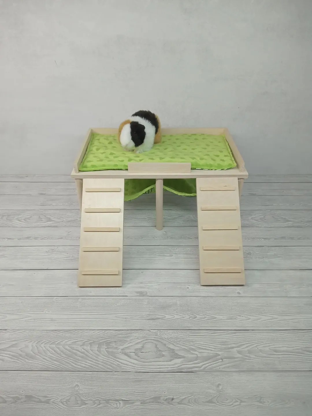 Guinea pig wooden hammock, guinea pig hammock stand,  guinea pig accessories, guinea pig hideout, chinchilla cage accessories