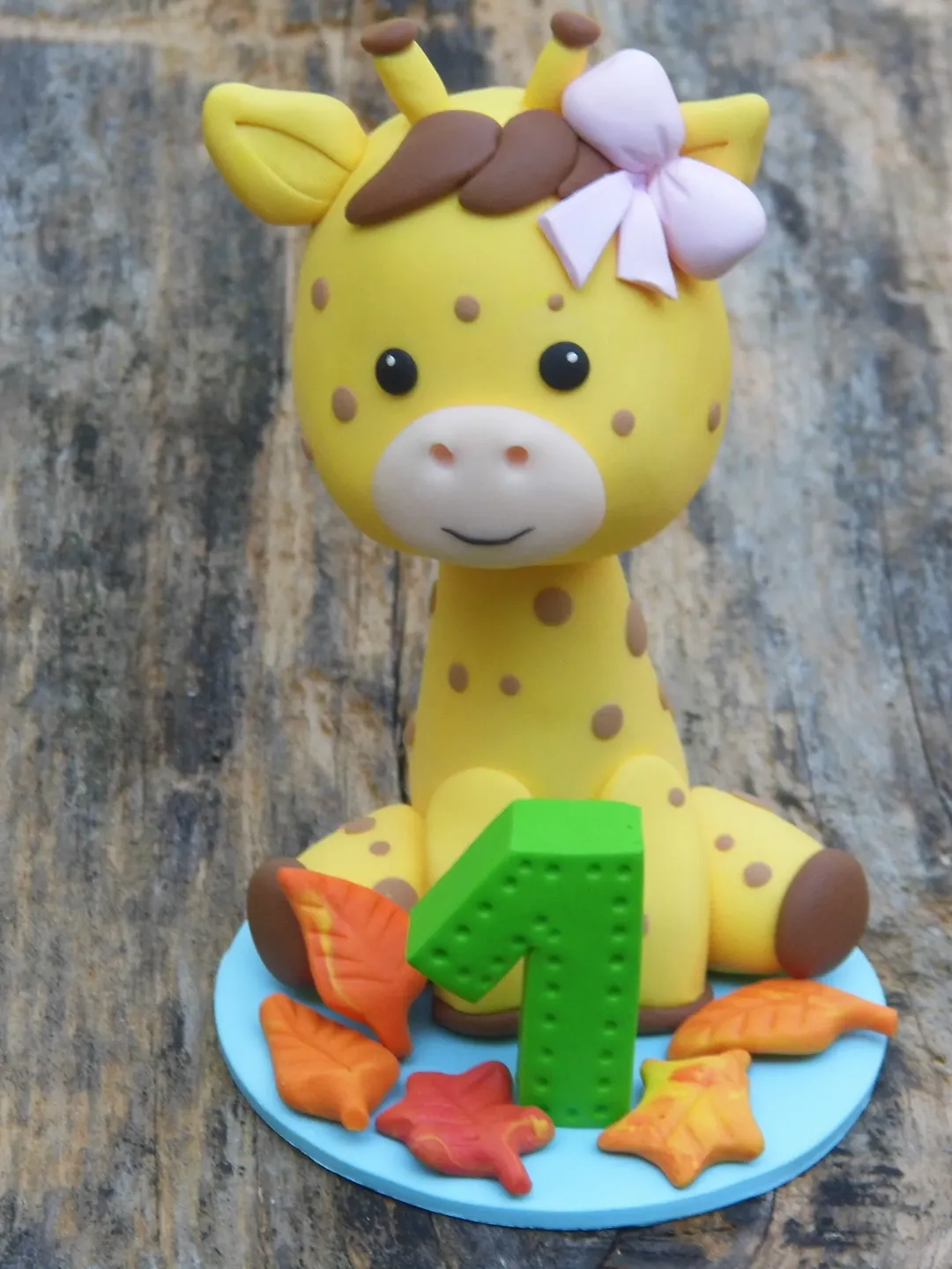 Custom Birthday Cake Topper Figurine, Birthday Cake Topper Animal, Polymer Clay Cake Topper for Birthday Personalized Animal Cake Topper