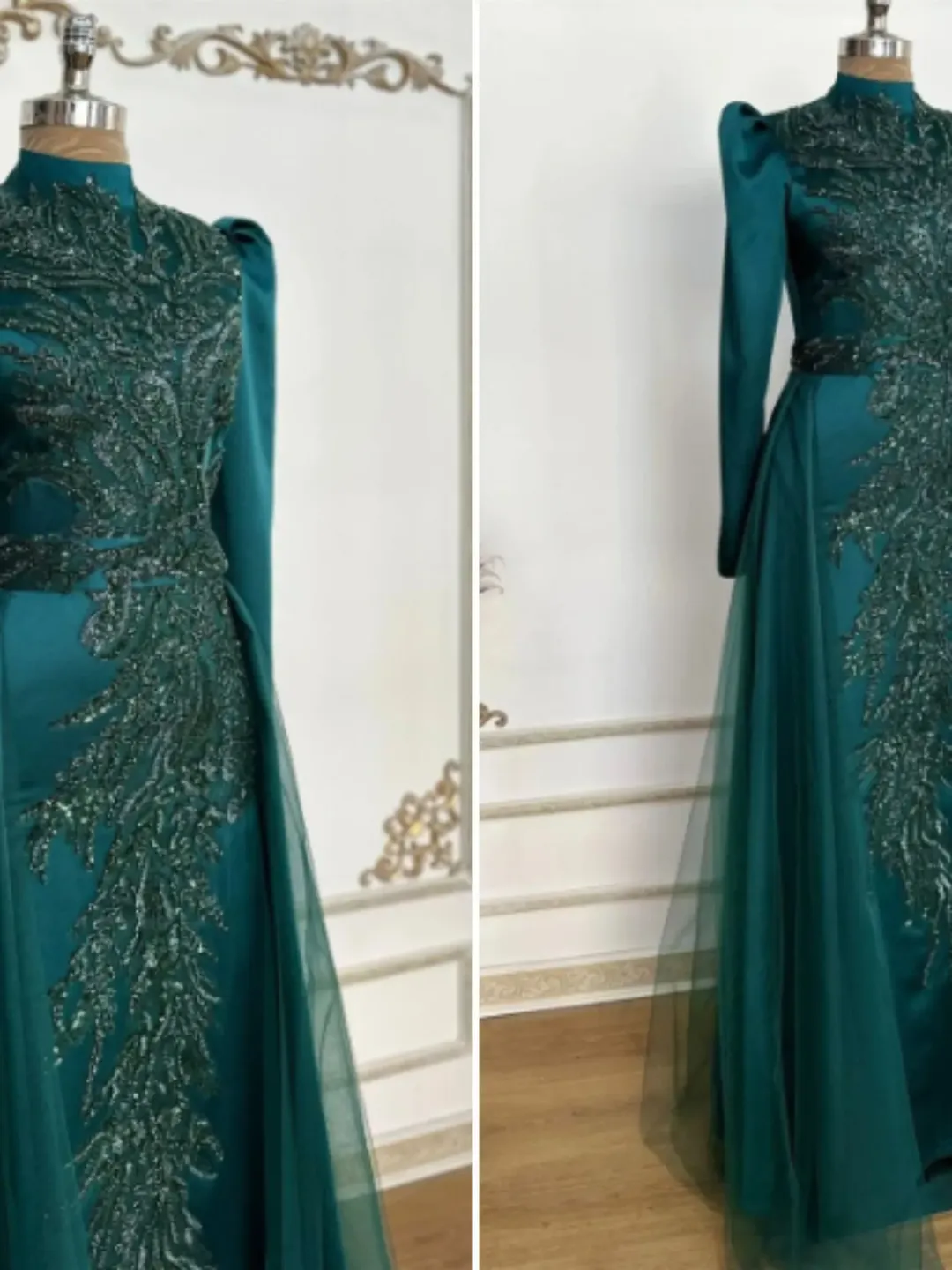 AHUNARE HIJAB - Wedding Dress, Muslim Evening Gown, Nikah, Islamic Wedding, Engagement, Bridesmaid