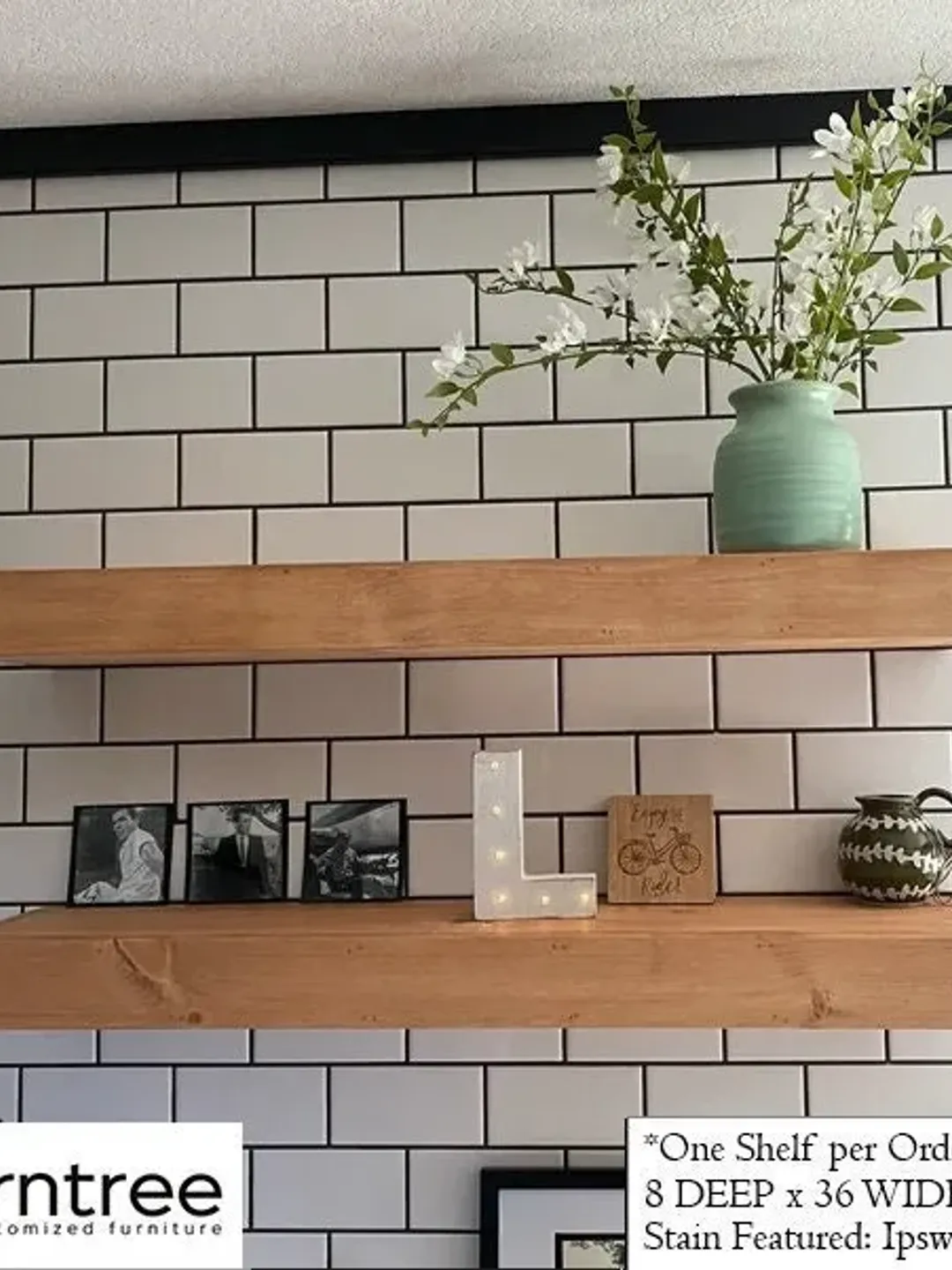 FREE SHIPPING!!! - Wood Floating Shelf 3-Inches Thick | 8-inches Deep| Rustic Shelf | Farmhouse Shelf | Floating Shelves | Handmade Shelf