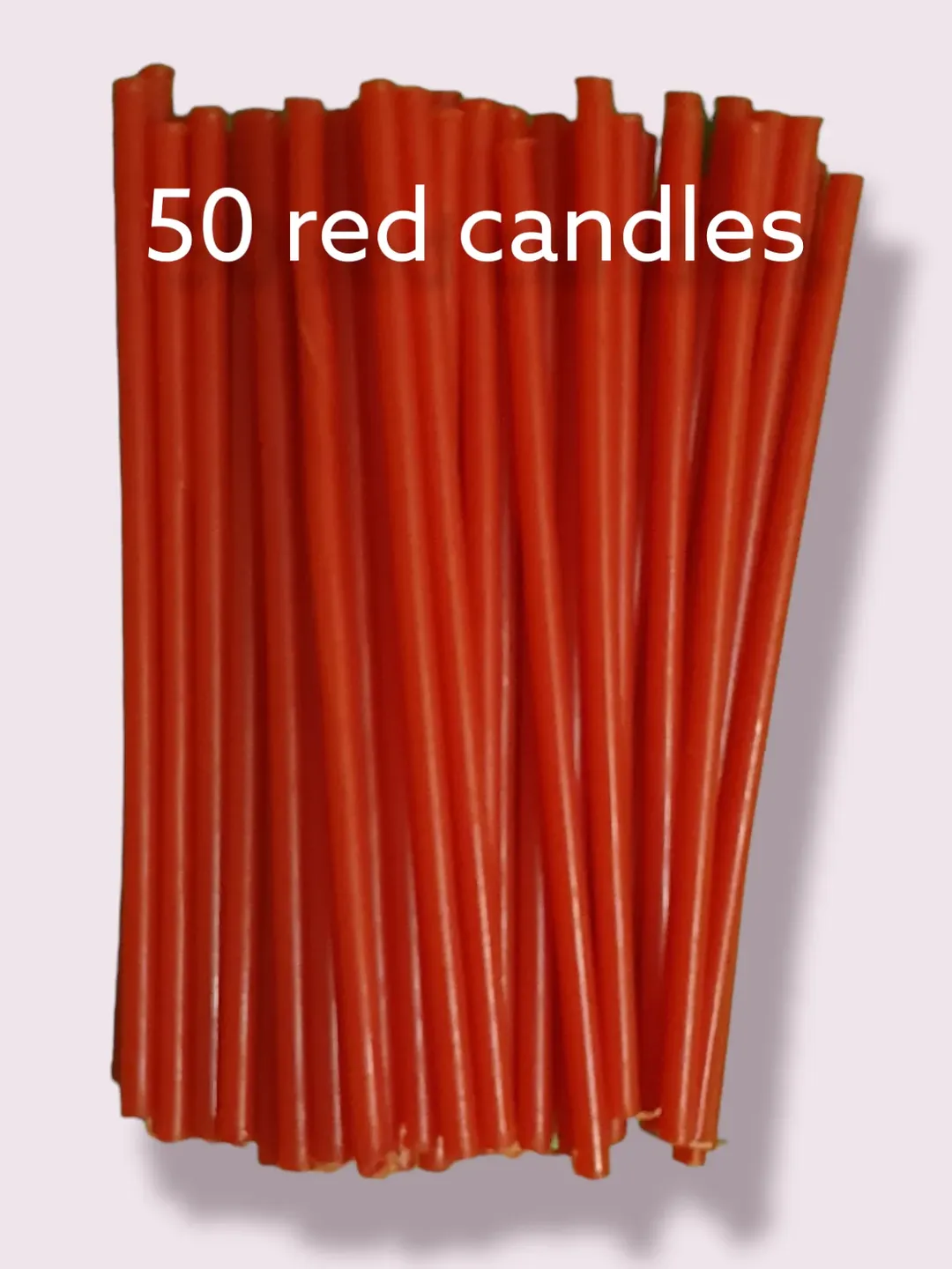 Red candles 50 pcs Orthodox candles free shipping