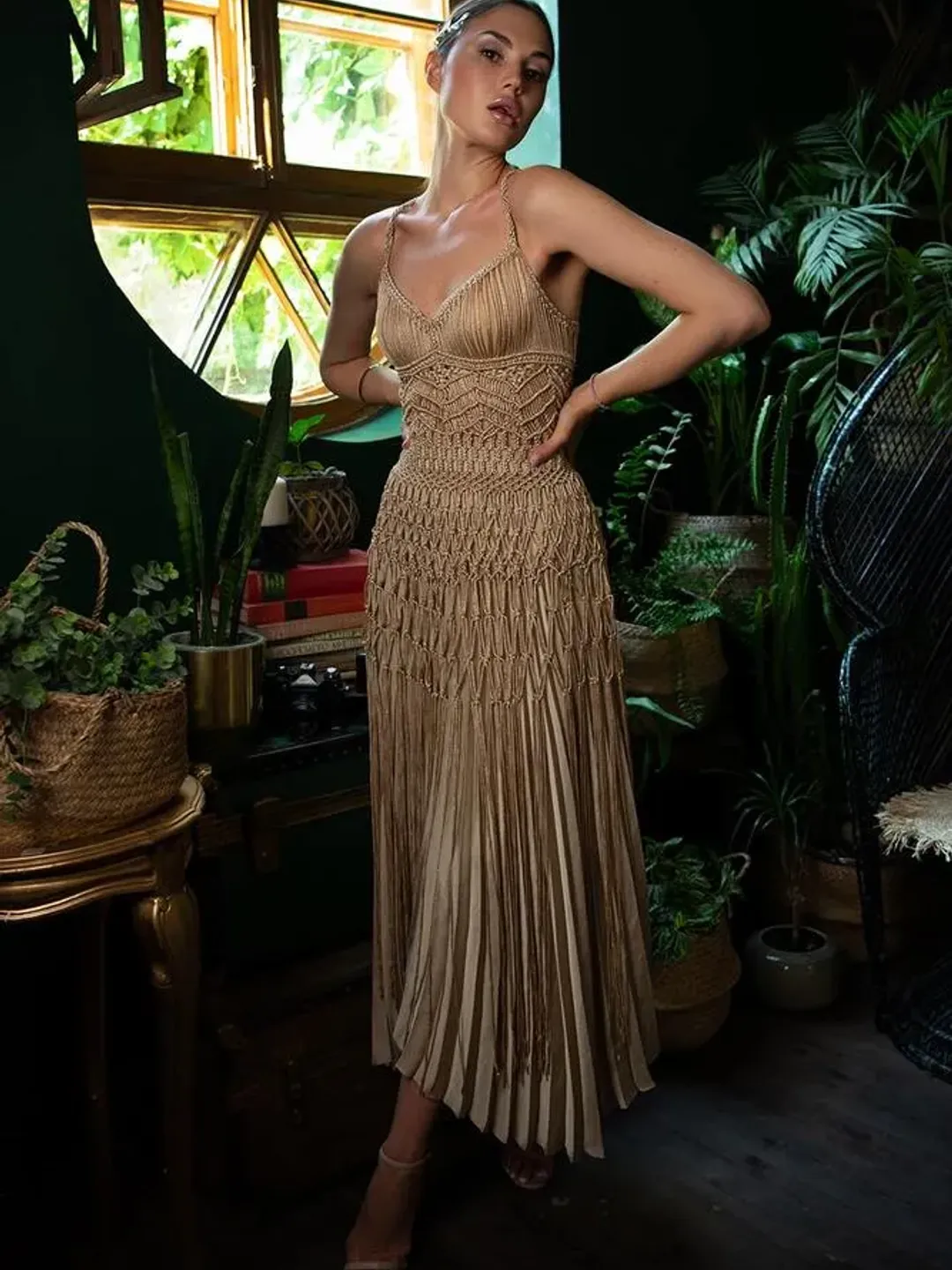 Palawan Macrame  Dress