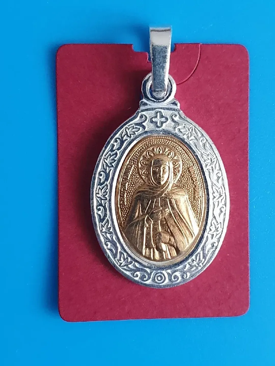 St Anna the Prophetess religious blessed icon medallion | free shipping | Orthodox store