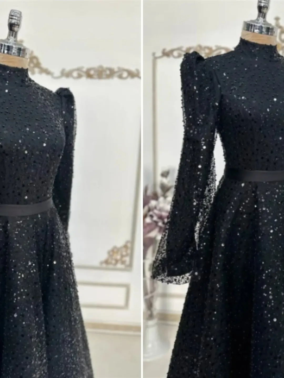 AHUNARE HIJAB - Wedding Dress, Muslim Evening Gown, Nikah, Islamic Wedding, Engagement, Bridesmaid