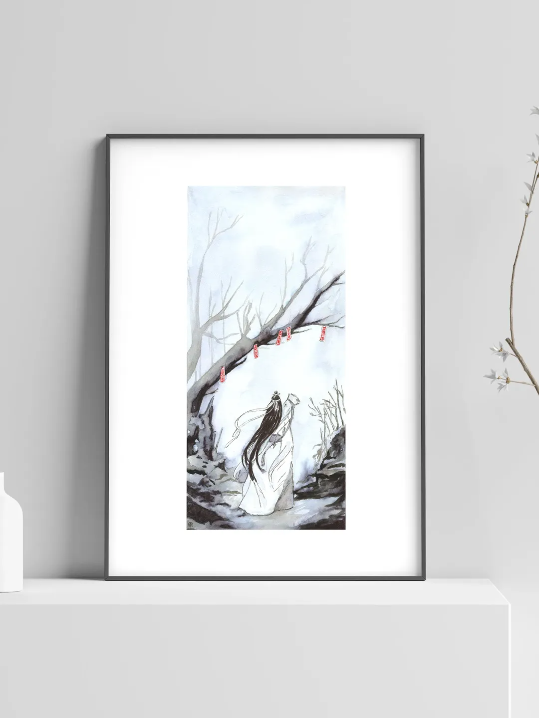 Art Print Previous feelings inspired by Mo Dao Zu Shi / A4 / Forget About Regrets / Lan Wangji / Wei Wuxian