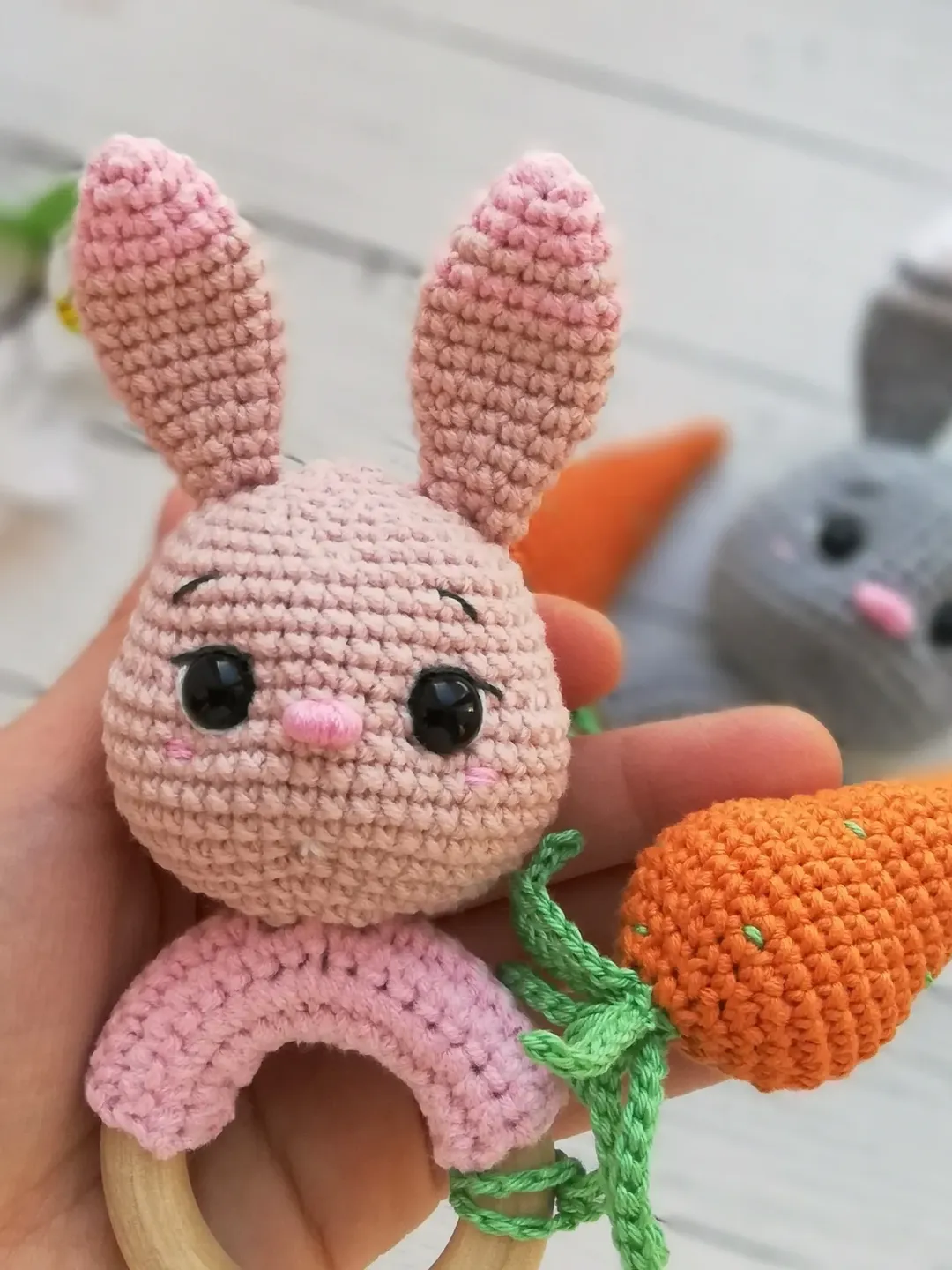 Crochet Elephant Baby Teething Crochet Teething Toy Pattern