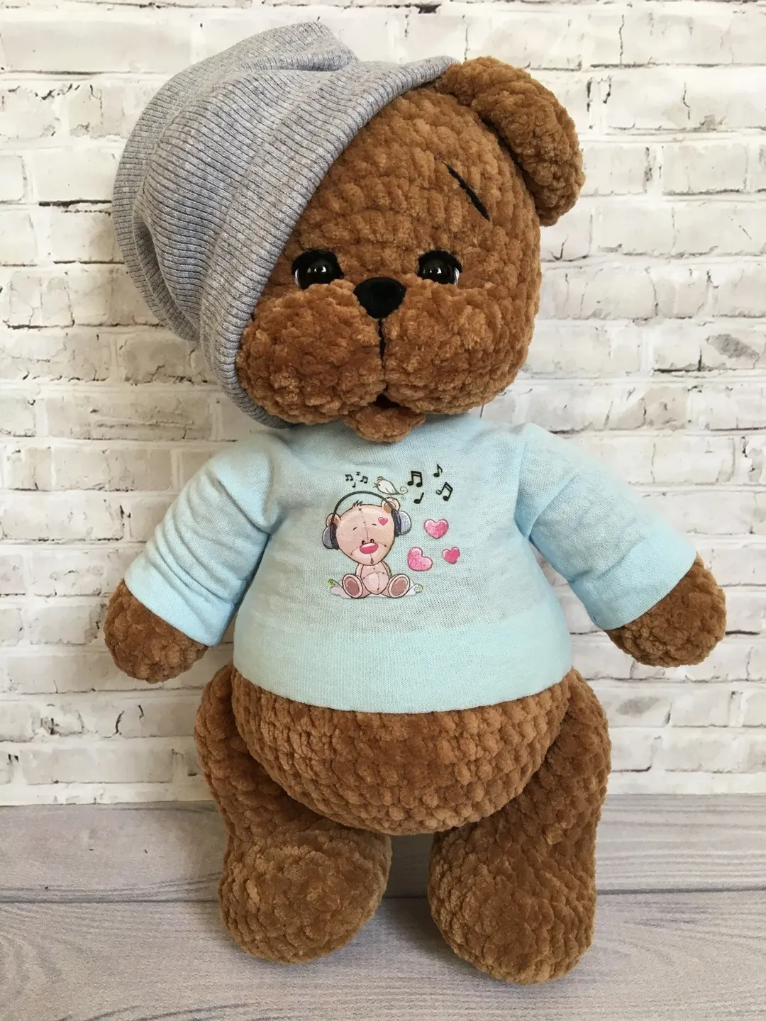 Crochet pattern teddy bear toy