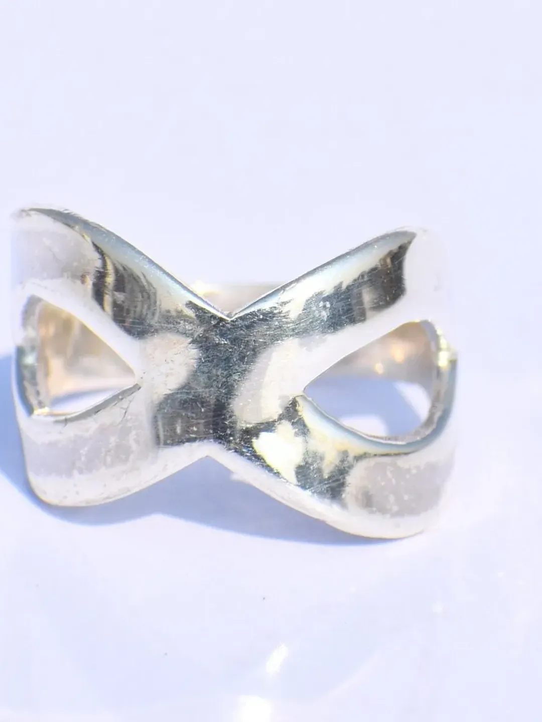 Silver Infinity Ring, 925 Sterling Silver Ring, Handmade Ring, Statement Ring, Wedding Ring, Anniversary Gift, Women Jewelry, Gift For Women