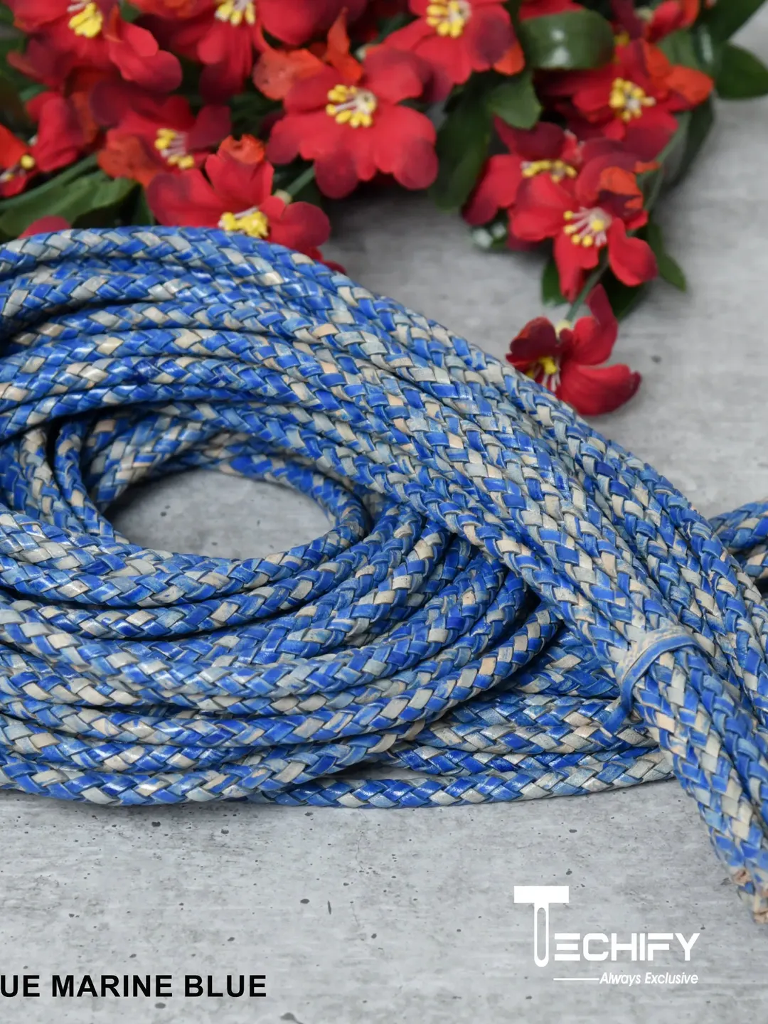 Finely Woven Leather Cord in a Range of Colors