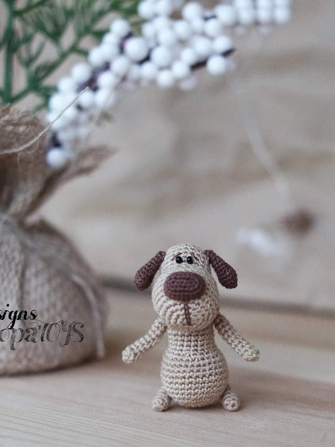 Crochet pattern Dog, Amigurumi crochet pattern PDF file, Amigurumi pattern animals, Easy crochet pattern toy Puppy