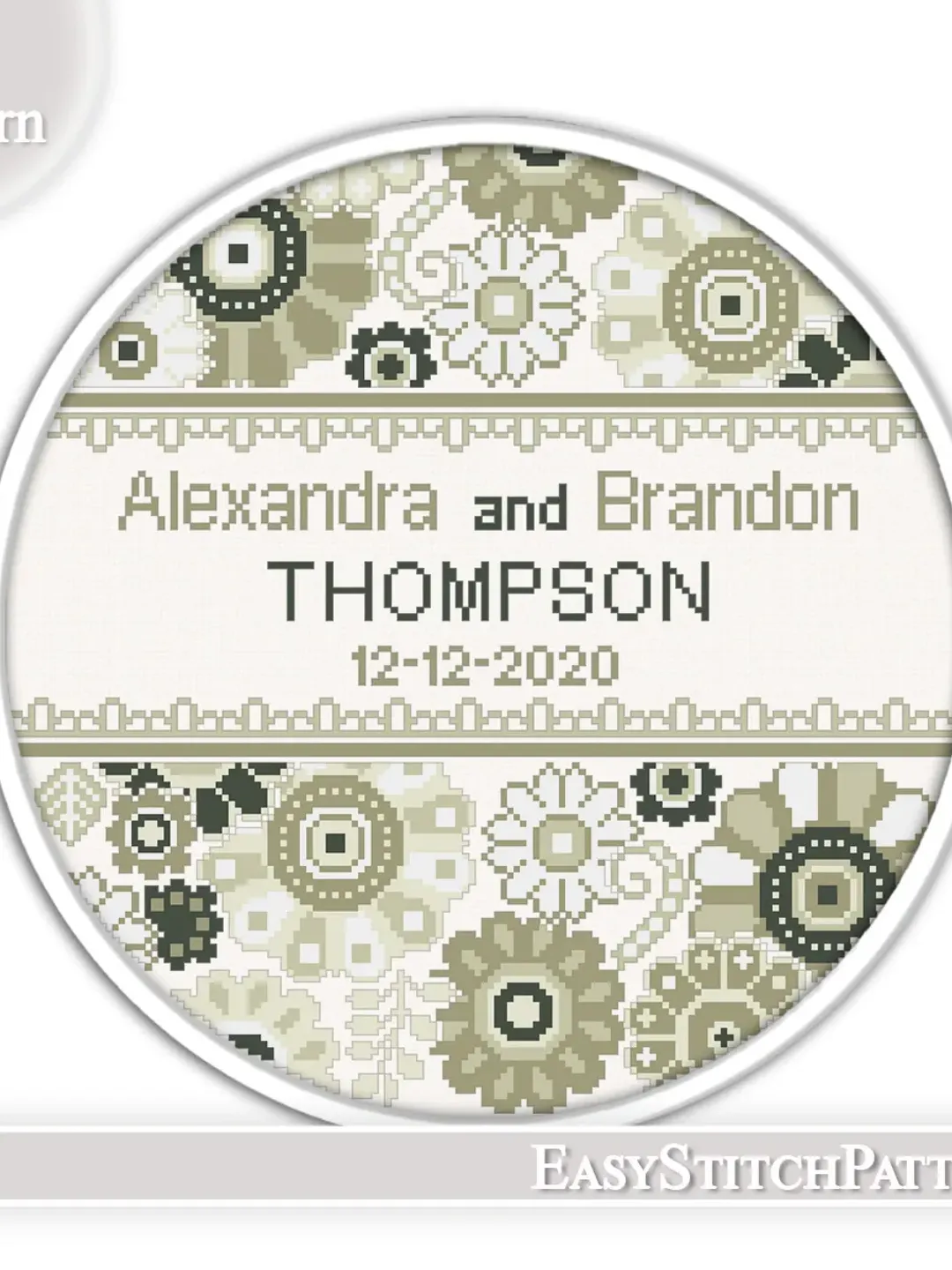 Wedding cross stitch pattern. DIY. Save the date. Anniversary cross stitch.