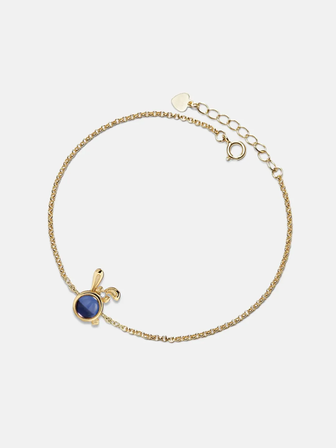 PERIMADE Bunny Photo Projection Bracelet • Personalized Picture Inside Bracelet • Sterling Silver Keepsake Jewelry • Trendy Best Friend Gift