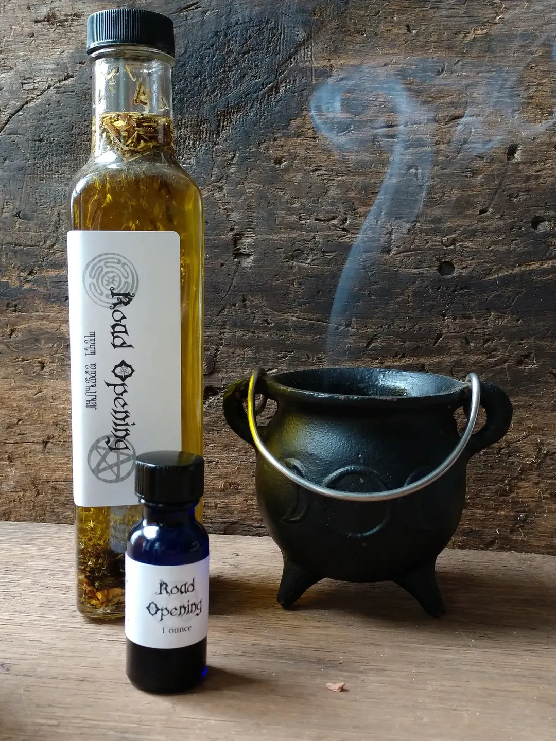Road Opening Oil, Witches Road Opening Oil, Success Spell Oil for Rituals, Road Opener Traditional Recipe Witch's Oil