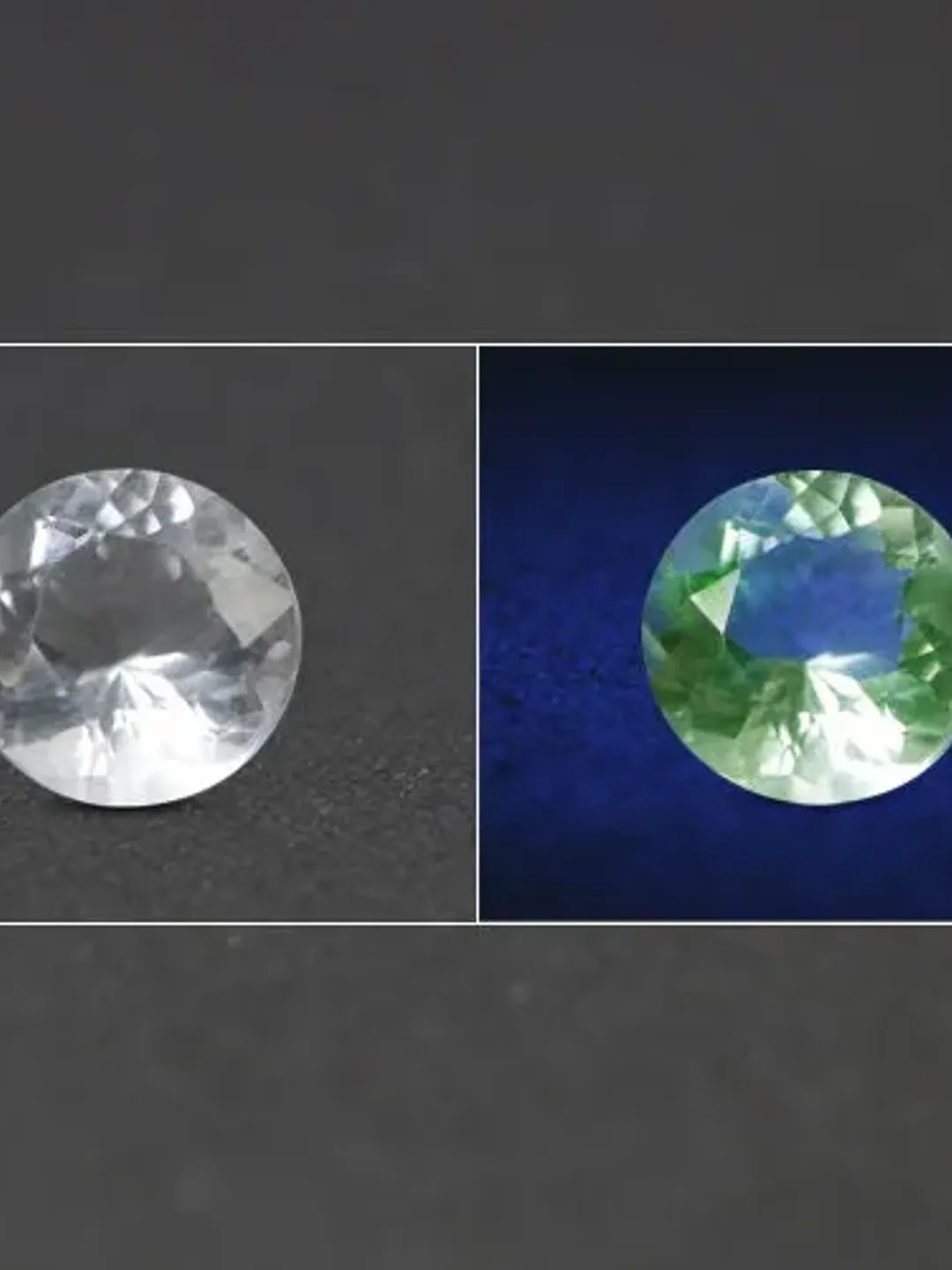 0.36 CT Rare Gemstone 100% Natural UV Color Change Mexican Hyalite Opal