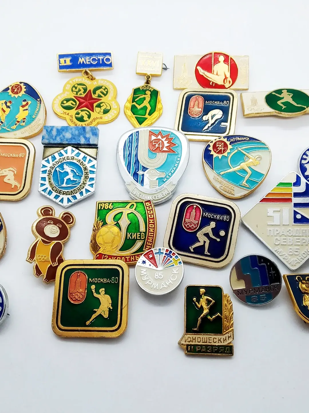 Pins Olympics 80 Pins Olympics 80 Set of SOVIET SPORTS BADGES Various ...
