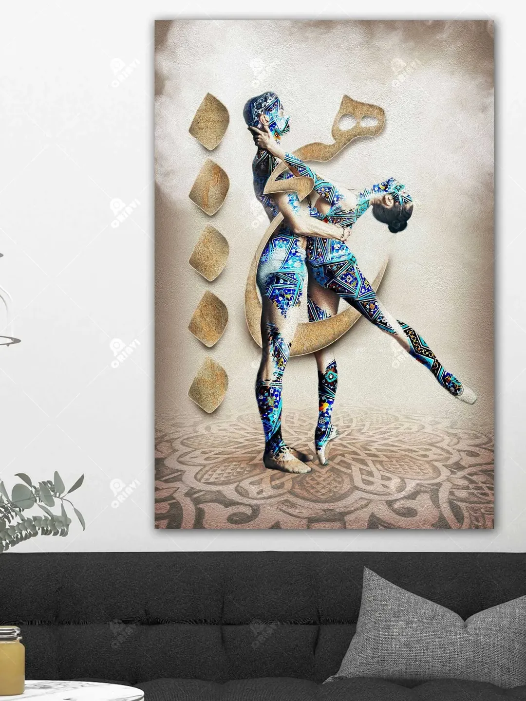 There is Nothing | Persian Wall Art | Persian Calligraphy Wall Art | Traditional Persian Gift | Persian Art - Persian Wall Art