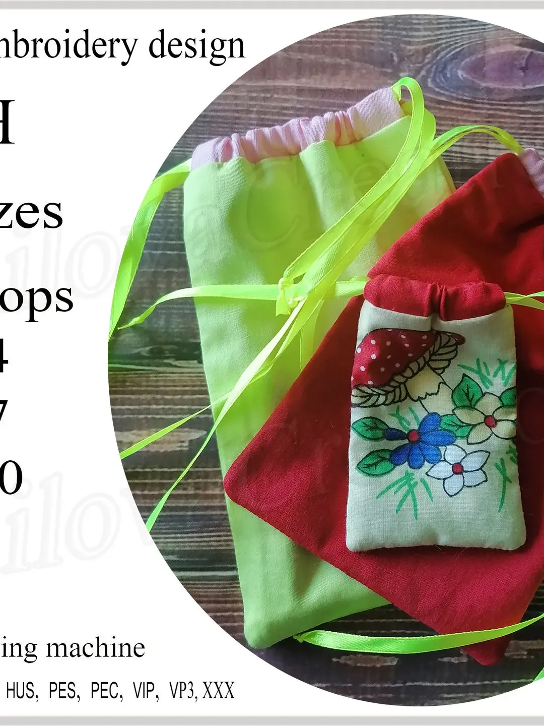 ITH project gift bag pencil case eyeglass case phone case wallet In the hoop Machine embroidery designs Embroidery files 31 sizes