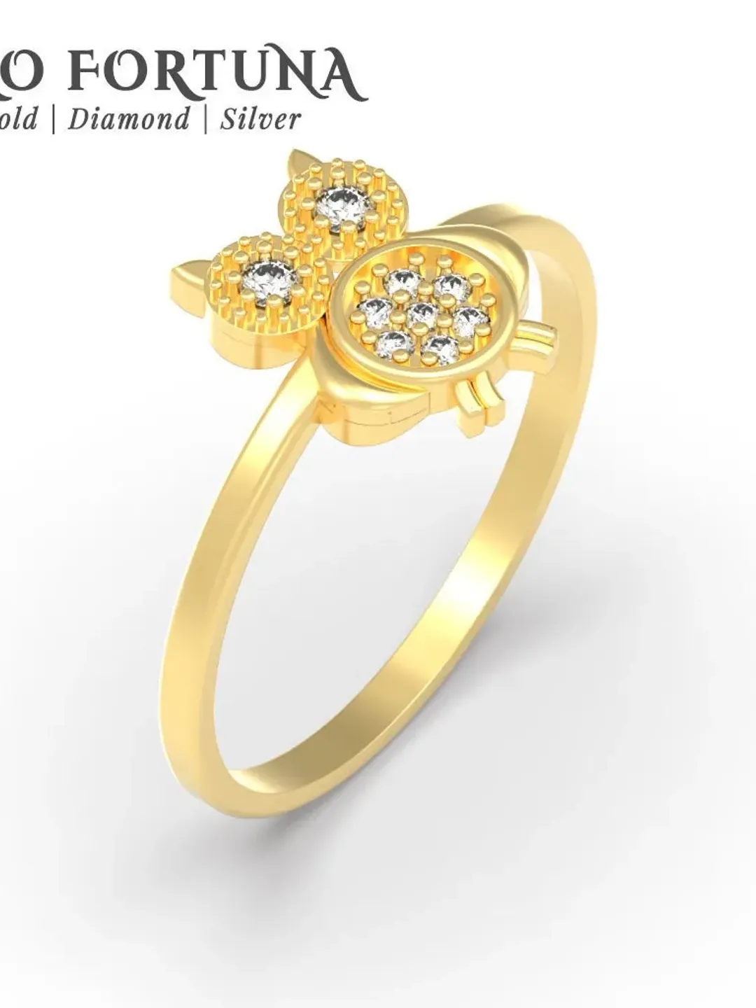 14K Gold New Dainty Night Owl Ring for Women, Minimalistic, Stylish, Trendy, Gift for Her, Casual, Anniversary, Valentines,