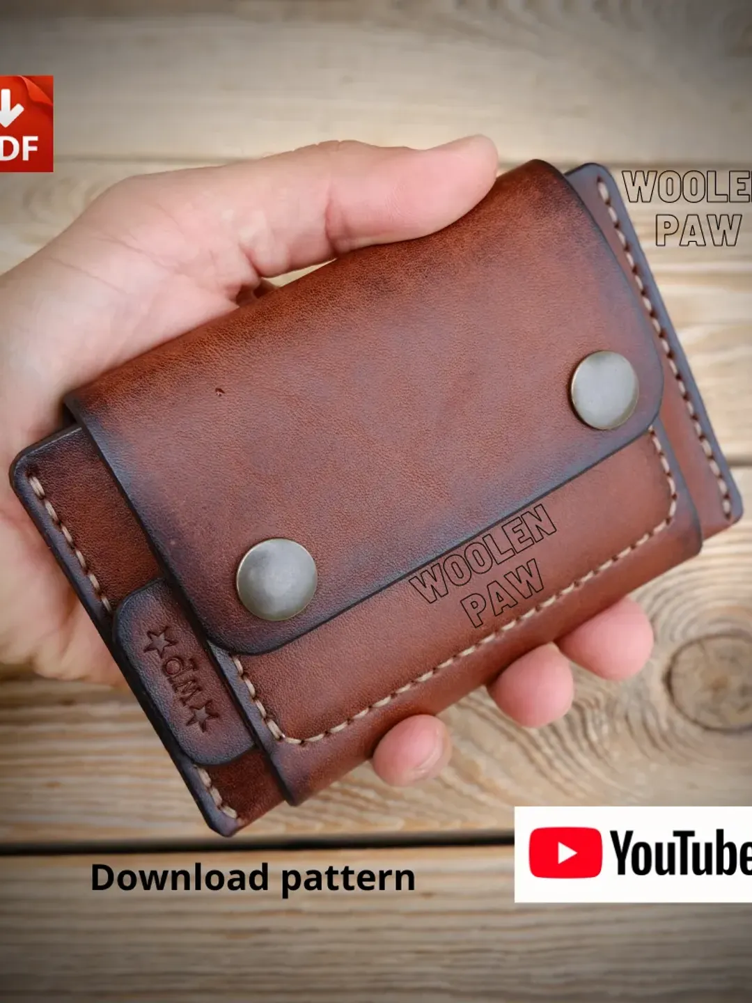 PDF download Pattern to make a  Belt wallet ! EDC15