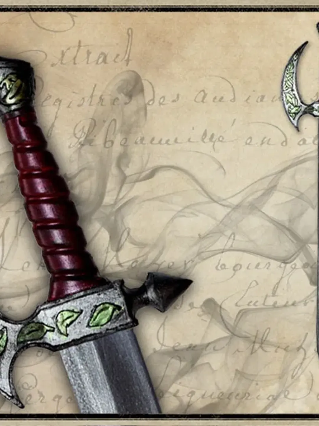 Elvenar foam LARP sword for live action role playing or cosplay. *TAX INCLUDED*