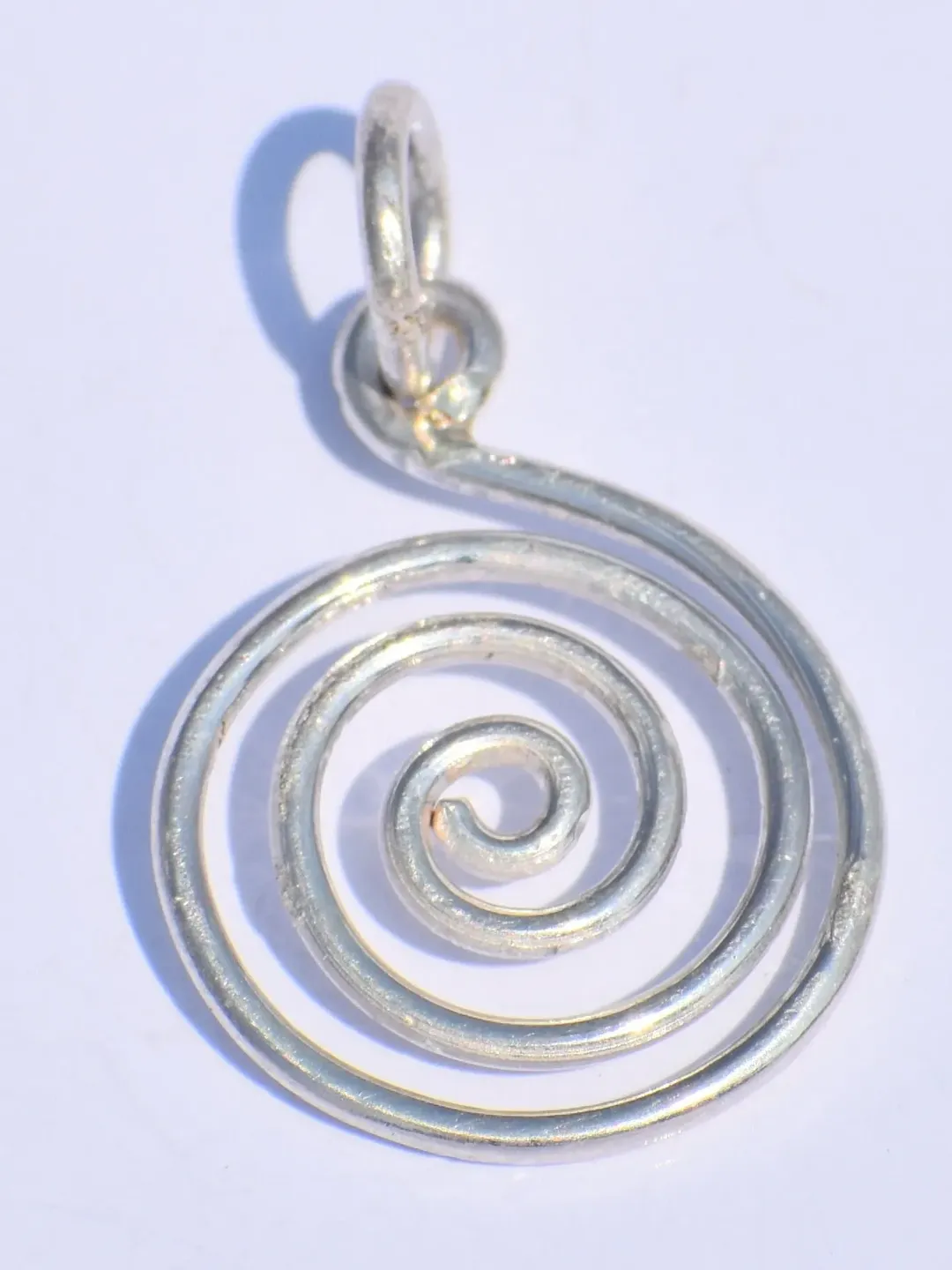 Spiral Pendant Necklace, Silver Spiral Pendant, Greek Pendant, Handmade Pendant, Necklace For Women, Fashion Jewelry, Silver Women's Jewelry