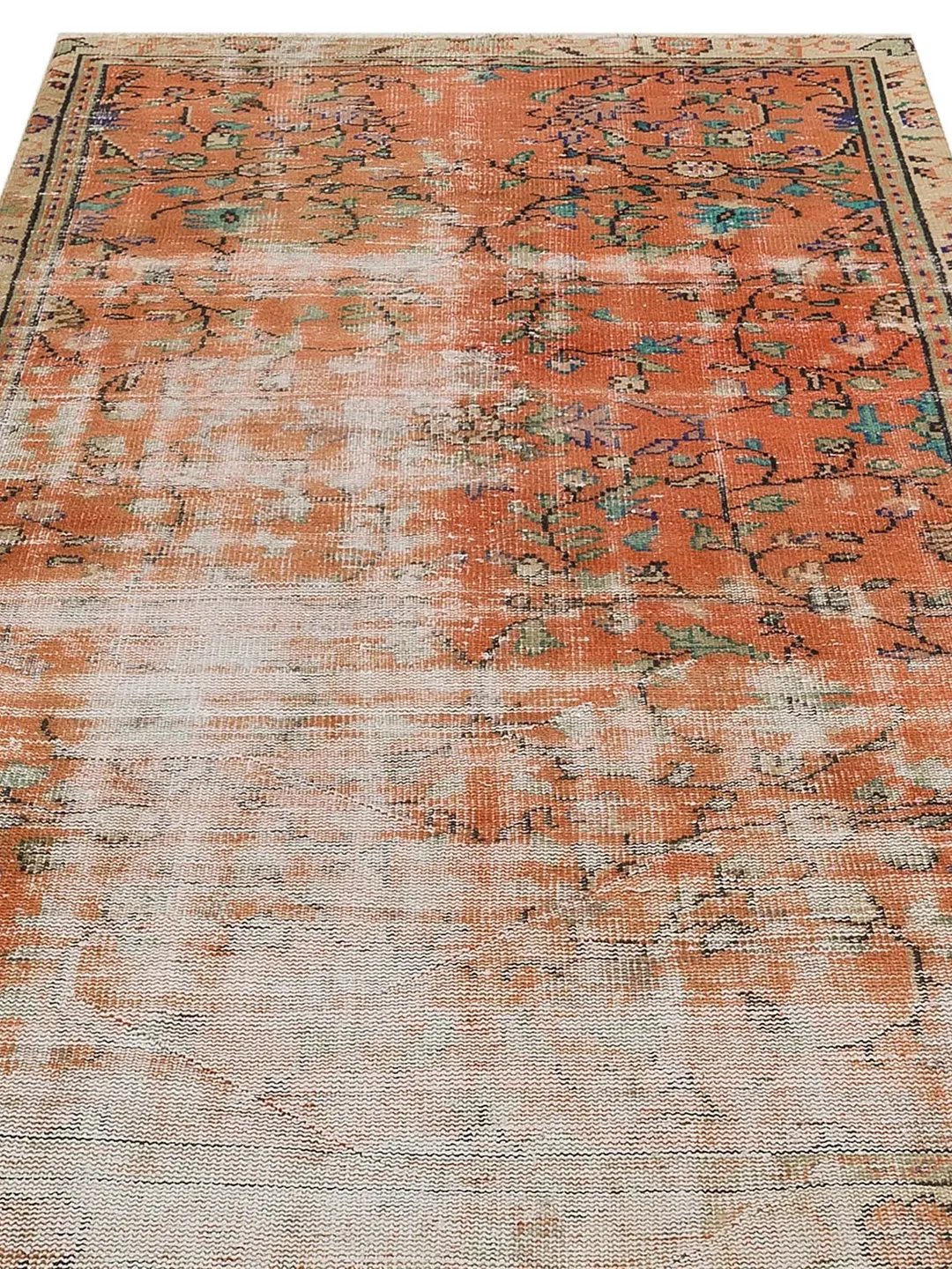Turkish Treasures Rug - 131x226 cm Antique Beauty in Historic Orange ...