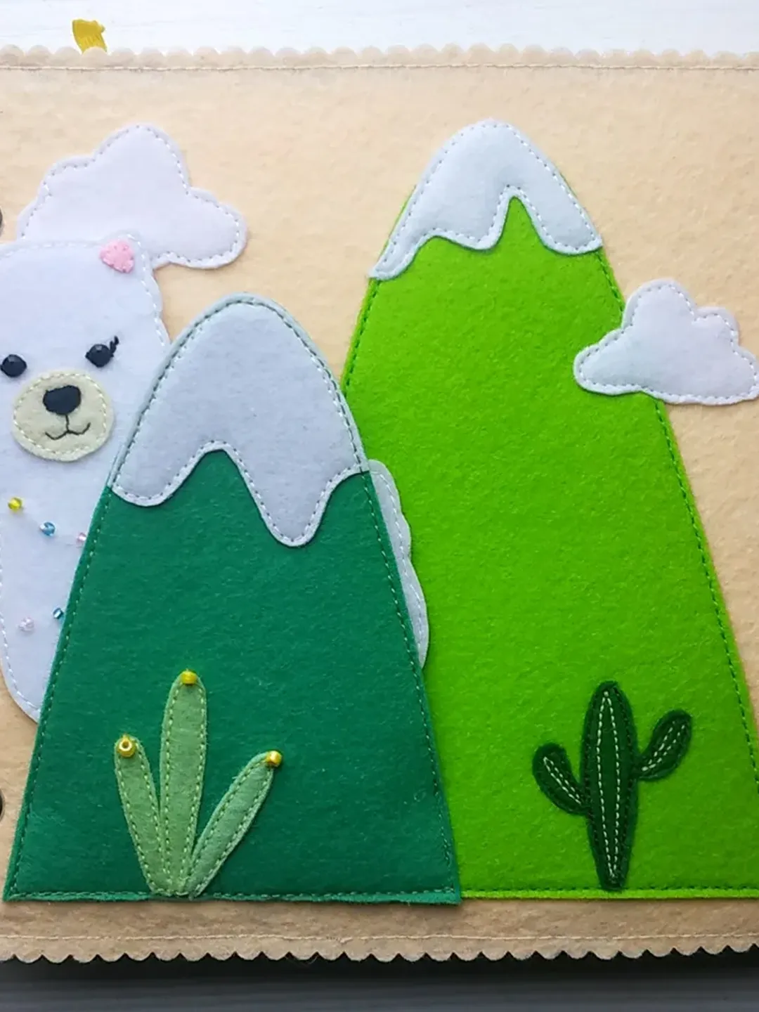 Quiet book, Montessori quiet busy book, Sensory baby toy, Travel activity toy, Animals quiet book dollhouse, Llama toy