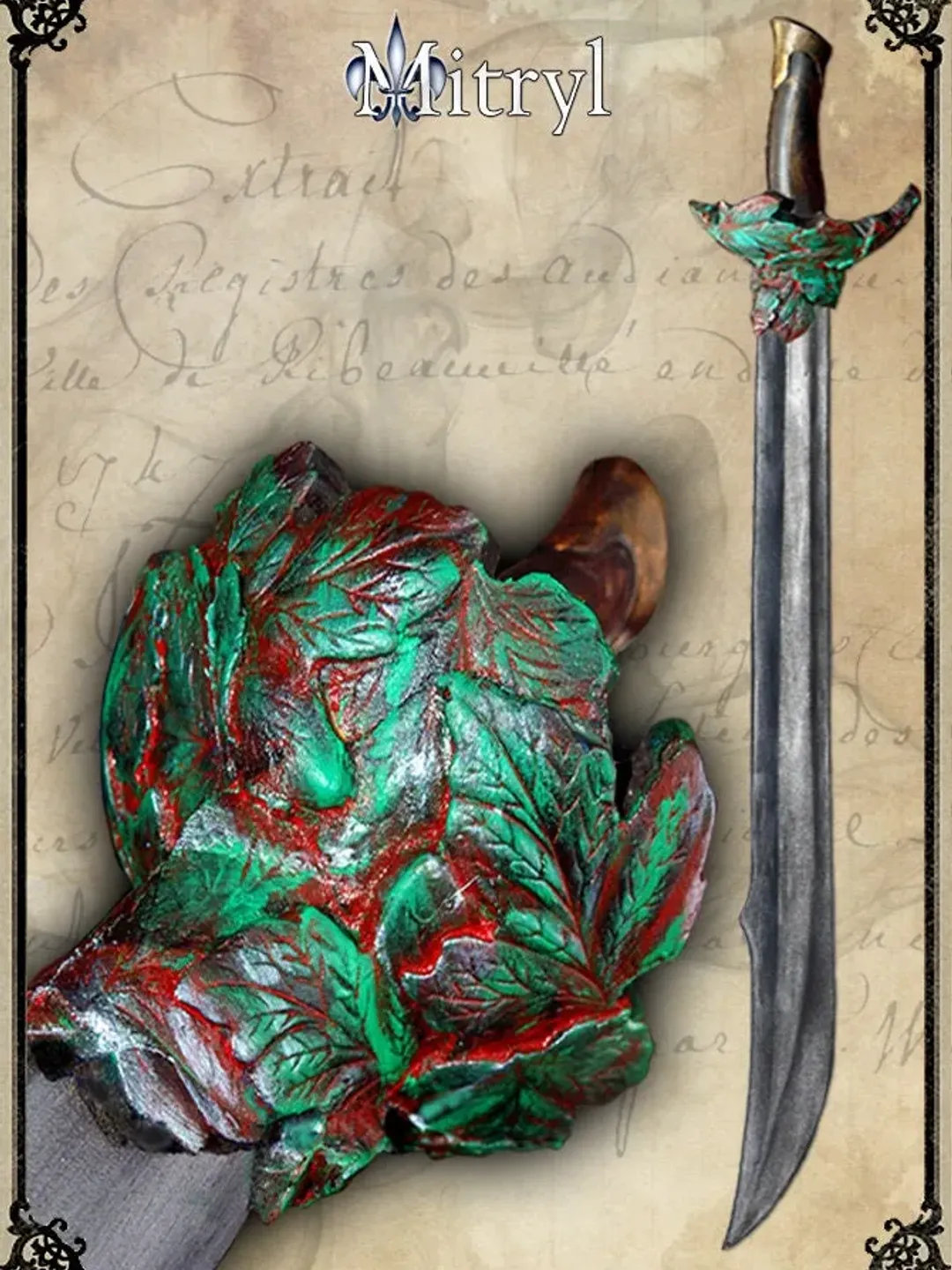 Edhellang (spring) foam LARP sword for live action role playing or cosplay. *TAX INCLUDED*