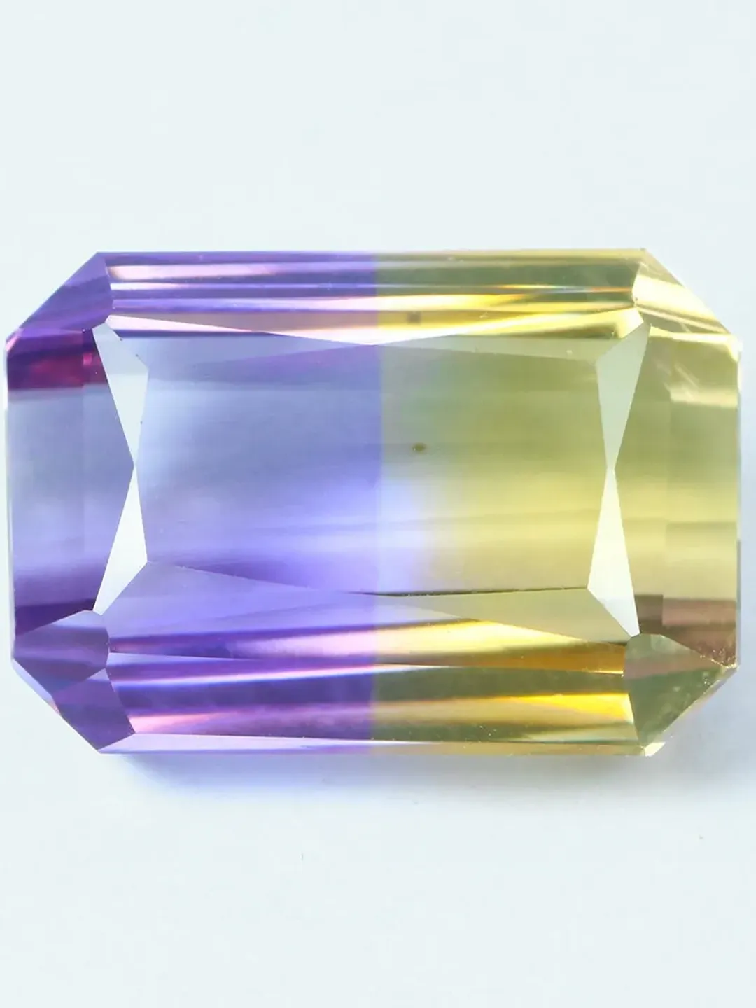 Amerite Color 10.18 CT Sensational Rarest Bi Color Unheated 100% Natural Ametrine ...