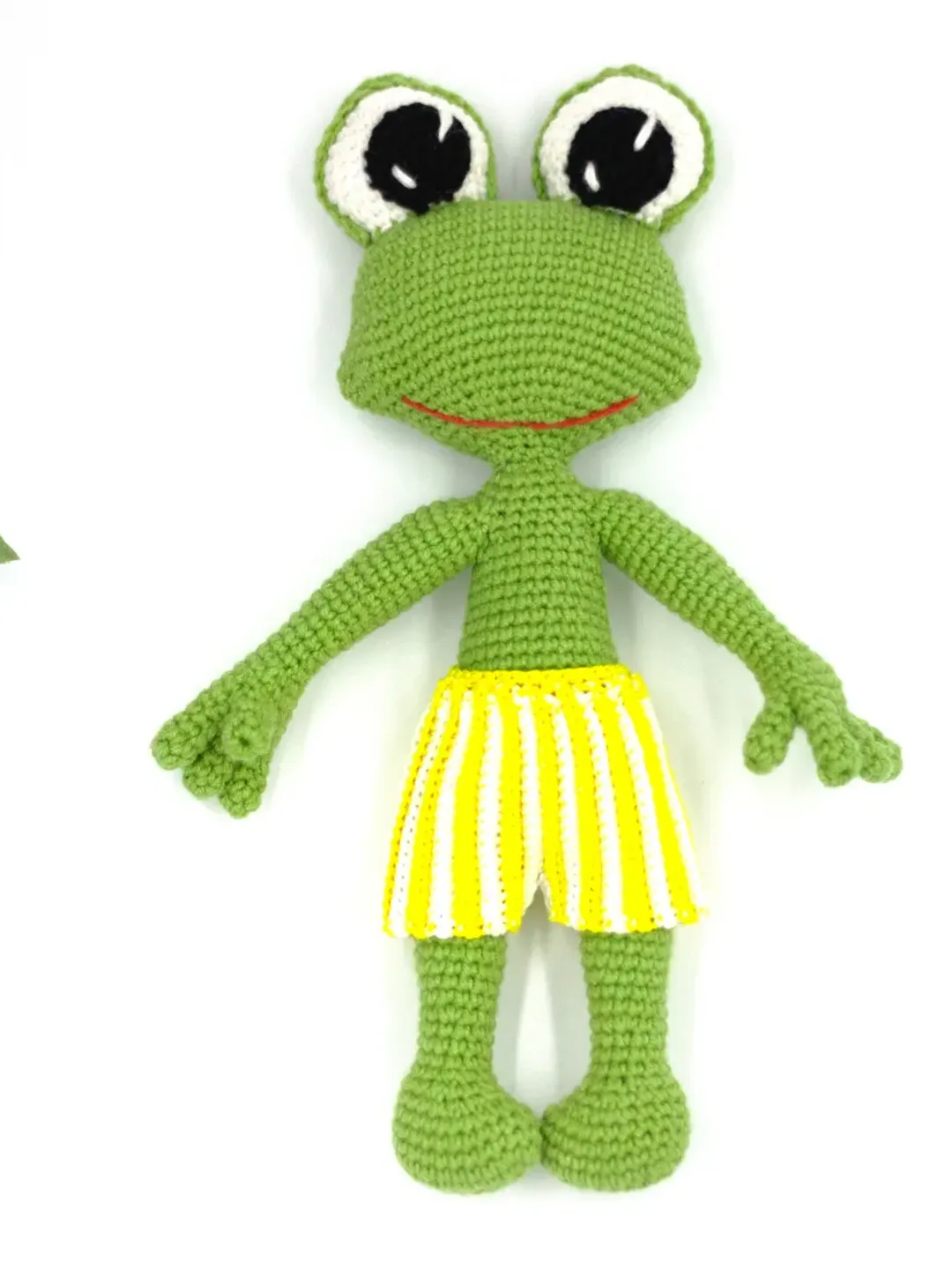 Green frog in shorts, stuffed frog, baby shower stuffed animal toy, newborn boy gift, first birthday gift, cute frog gif