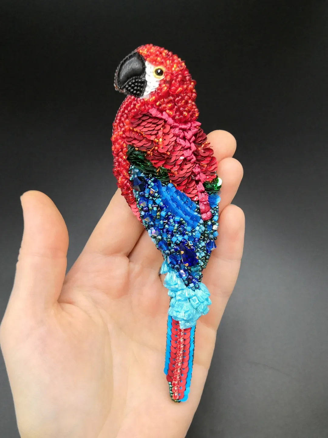 Parrot Brooch bright brooch pin gift for women