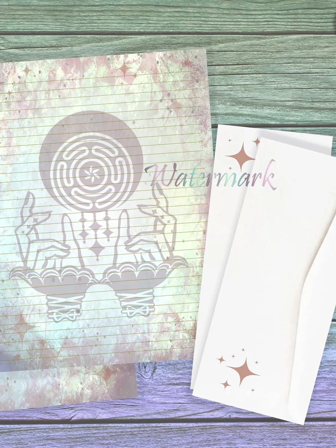 Hekate Wheel Stationery Set | Hecate's Wheel Paper | Hecate Writing Paper | Goddess Stationery | Witchcraft Pages | Spell Paper Set