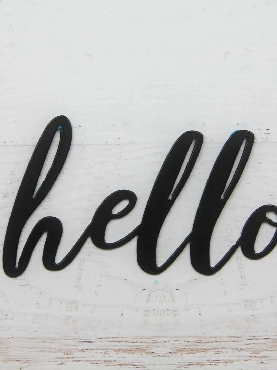 hello metal wall decor, hello Word Wall Art, Metal Wall Art Decor, hello Calligraphy Decor