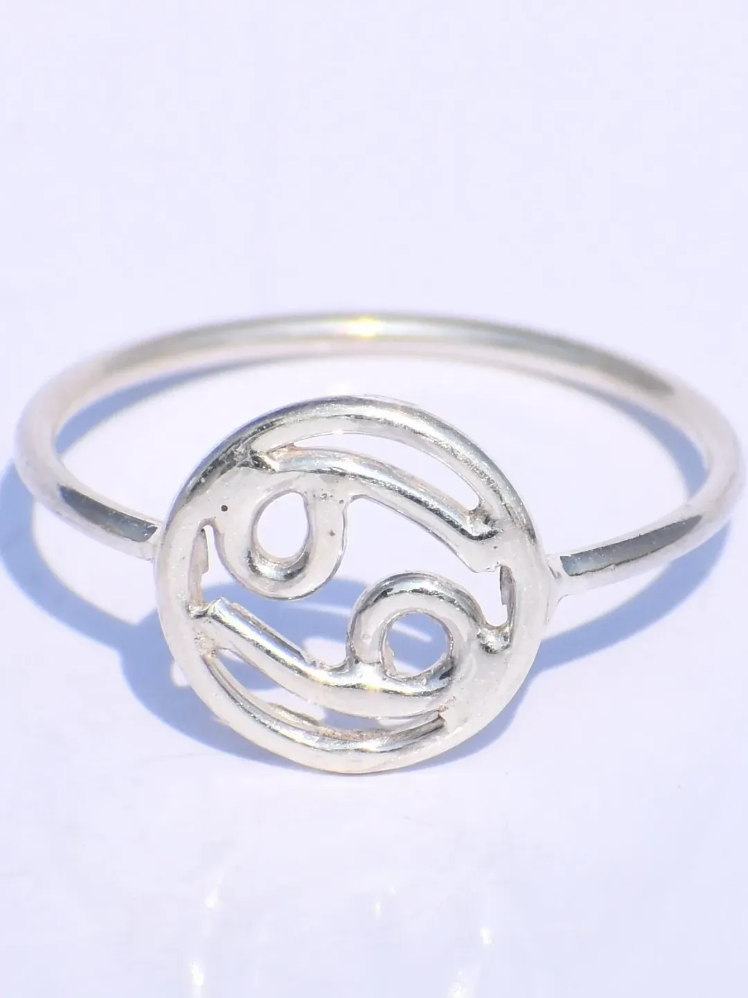 Cancer Sign Ring, Constellation Ring, Celestial Jewelry, Zodiac Ring, Handmade Ring, Stacking Ring, Minimalist Ring, Dainty Ring, Boho Gifts