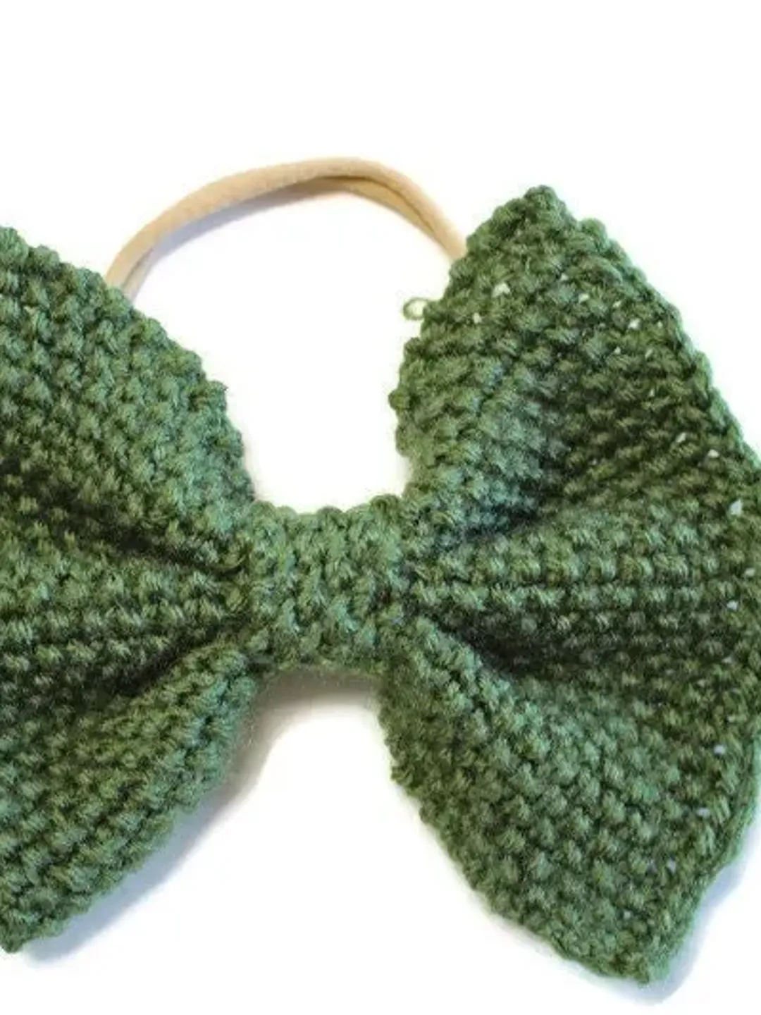 Bullet Fabric Style Yarn Bows, Bows on Nylon Headband or Clip, Hair Bows for Girls, Knotted Clips, Solid Colors, Extra Large Big Hair Bows