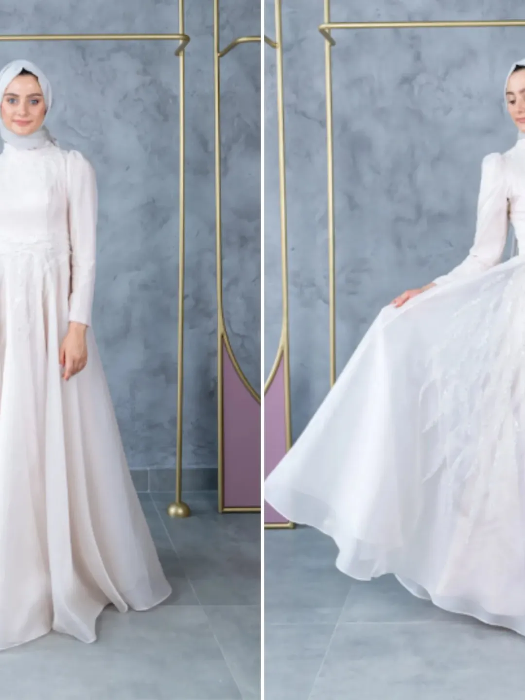 Ahunare Wedding Dress, Muslim Evening Gown, Nikah, Islamic Wedding, Engagement, Bridesmaid, Maxi Dress