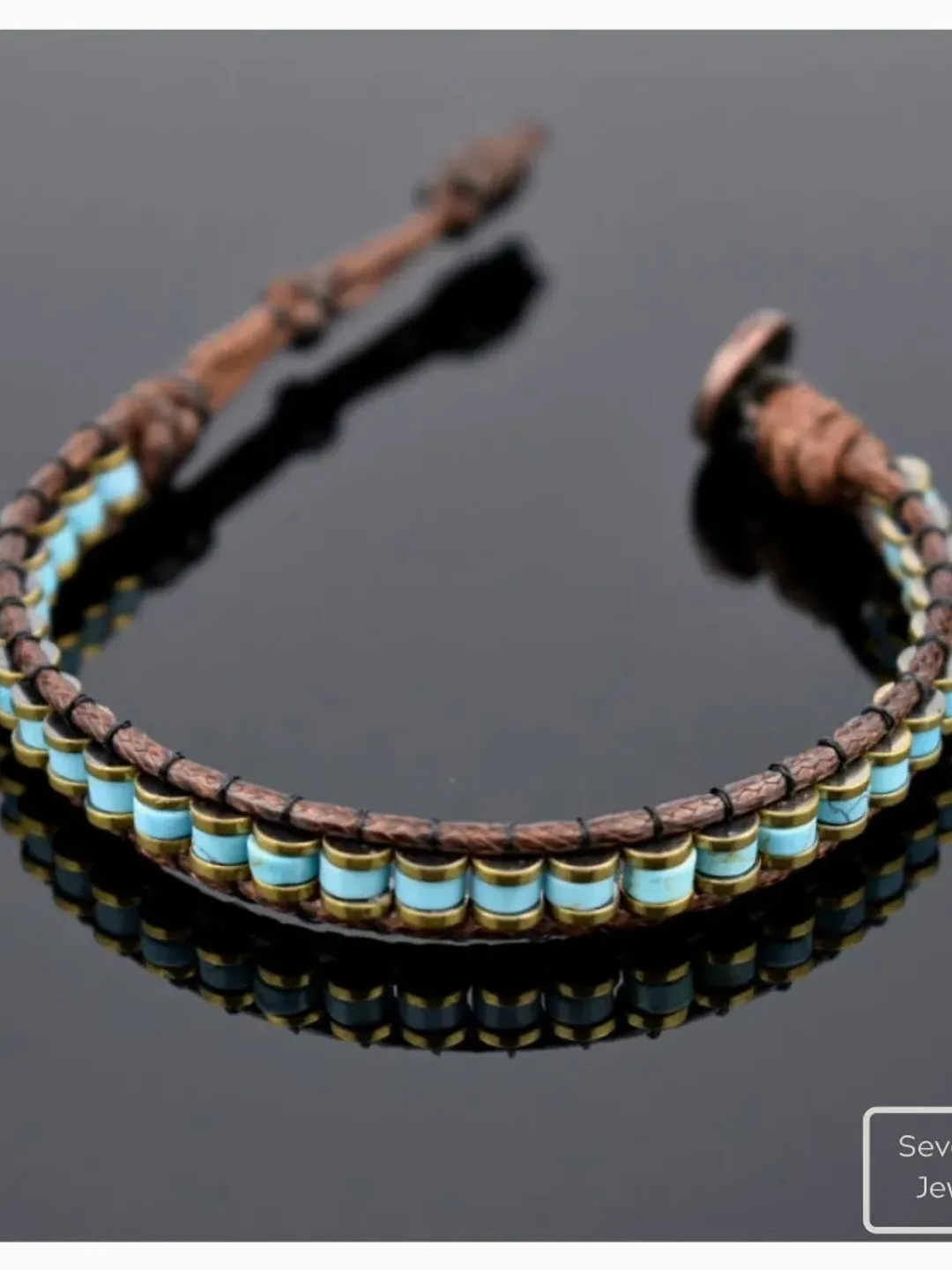 Natural Turquoise Bracelet,Slim Gemstone Bracelets, High Quality Jewelry, Turquoise Wristlet, Couple Gifts, Gifts for Men, Women, Stone Bead