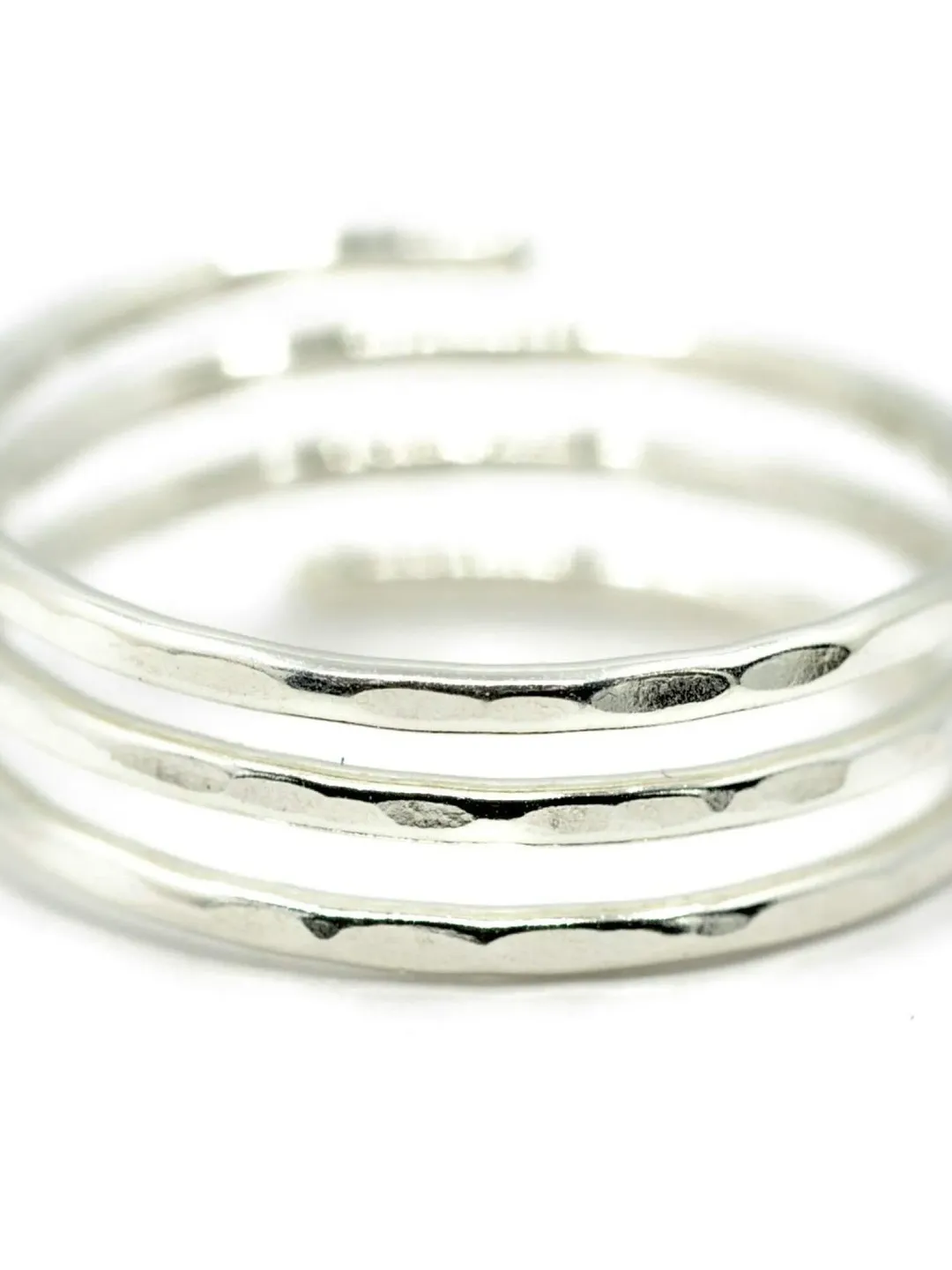 Thumb Ring, Silver Ring, Sterling Silver adjustable wire wrap coil ring, Arthritis Ring, Big Knuckle Ring, Handmade, thumb ring