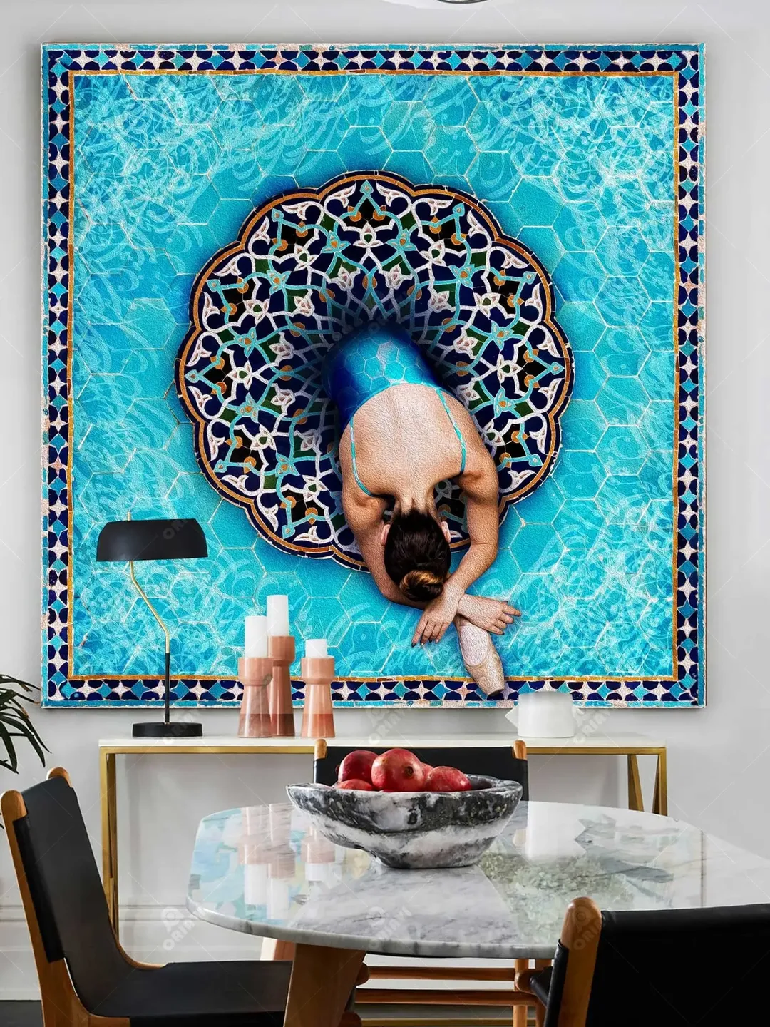 The Voice of Love and Ballet | Persian Wall Art | Persian Calligraphy Wall Art | Traditional Persian Gift | Persian Art