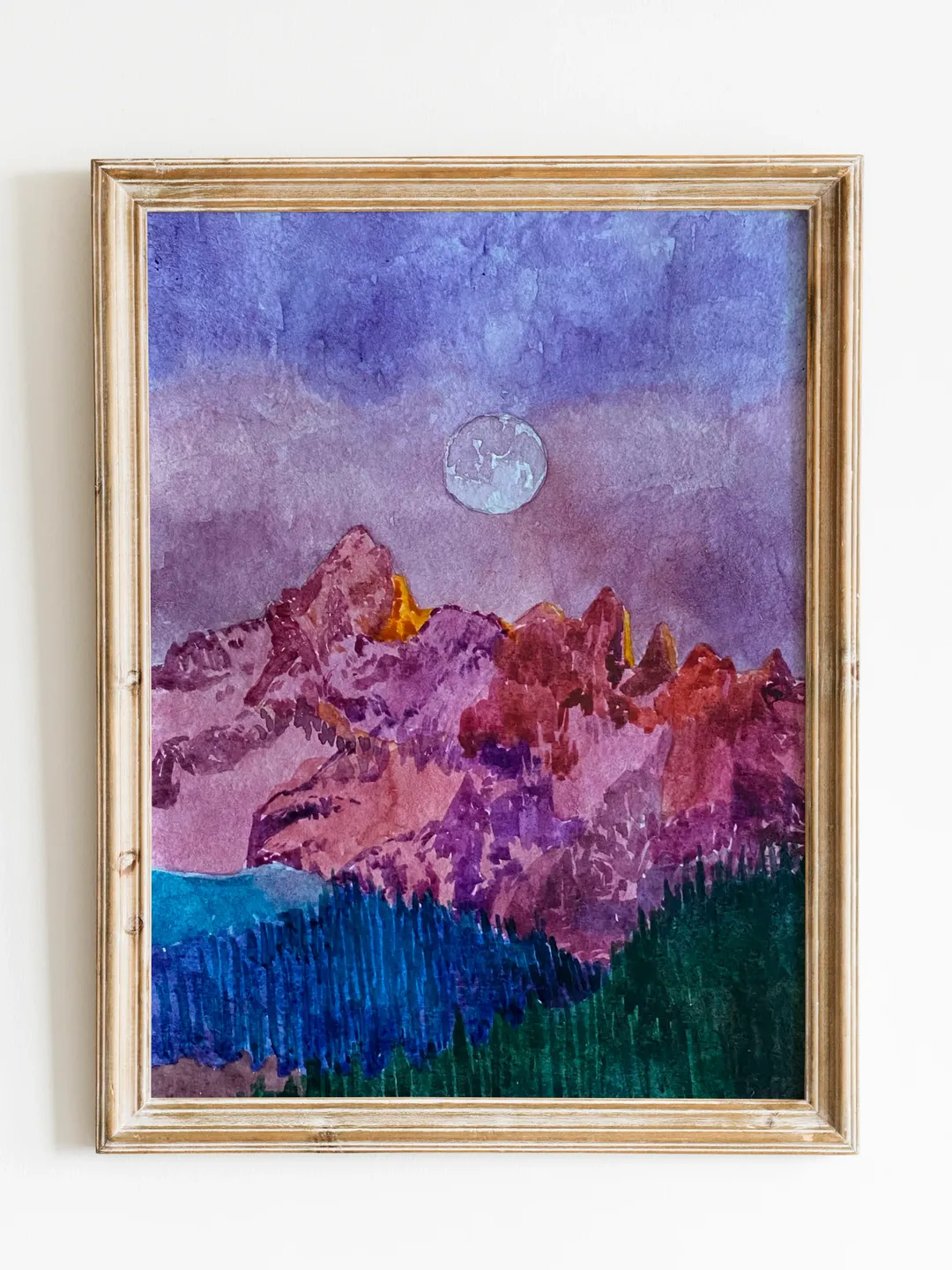 Fuji I-home decor, wall arts,Nordic paintings,Interior Design,hostel,mountain