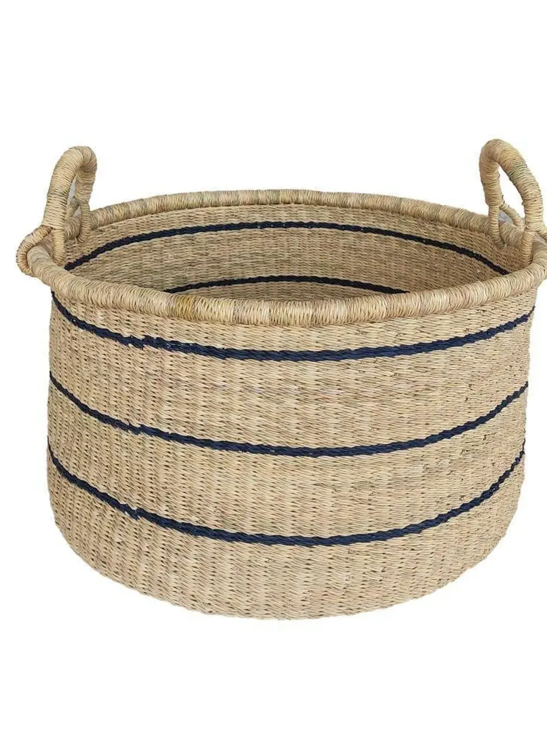 Laundry Room Storage, Laundry Basket, Bolga Woven Basket, Large Blanket Basket, Wicker laundry Organization
