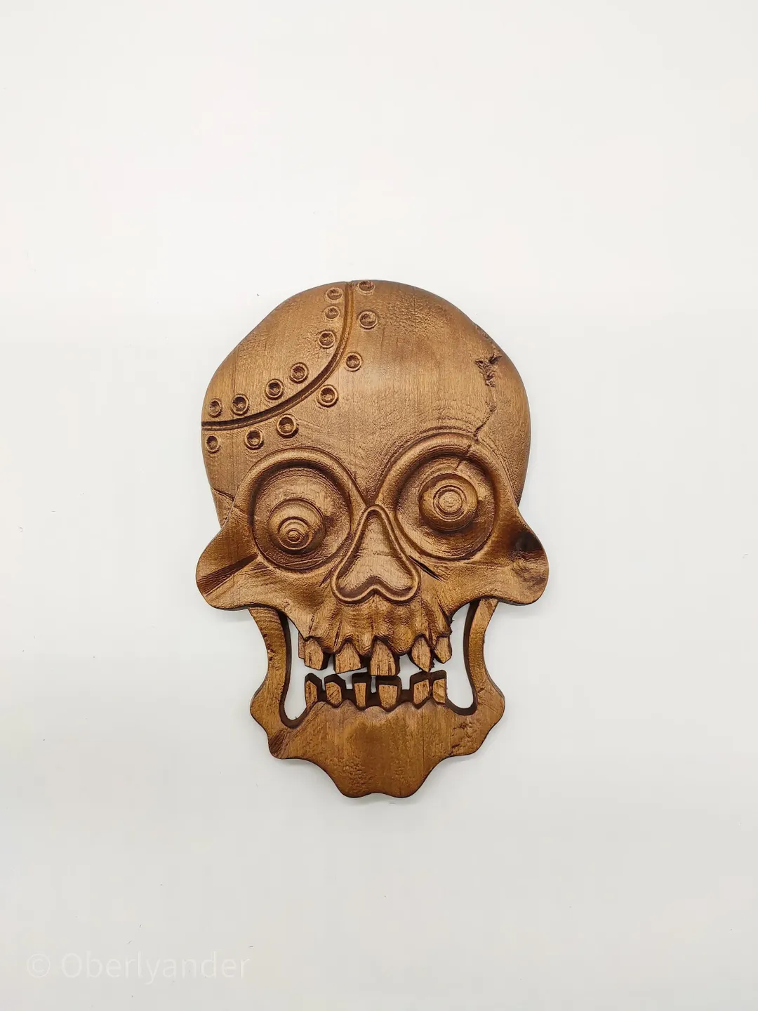 Skull wooden mask, Wood sugar skull, Wood tiki mask wall art, wall decor, wall panel, wooden wall panel, wooden mask, carved mask