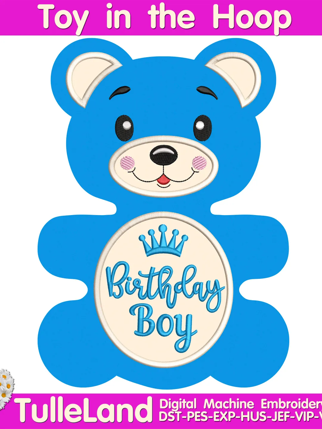 Bear stuffed toy ITH Pattern Machine embroidery design Bear stuffed toy In The Hoop Machine embroidery design