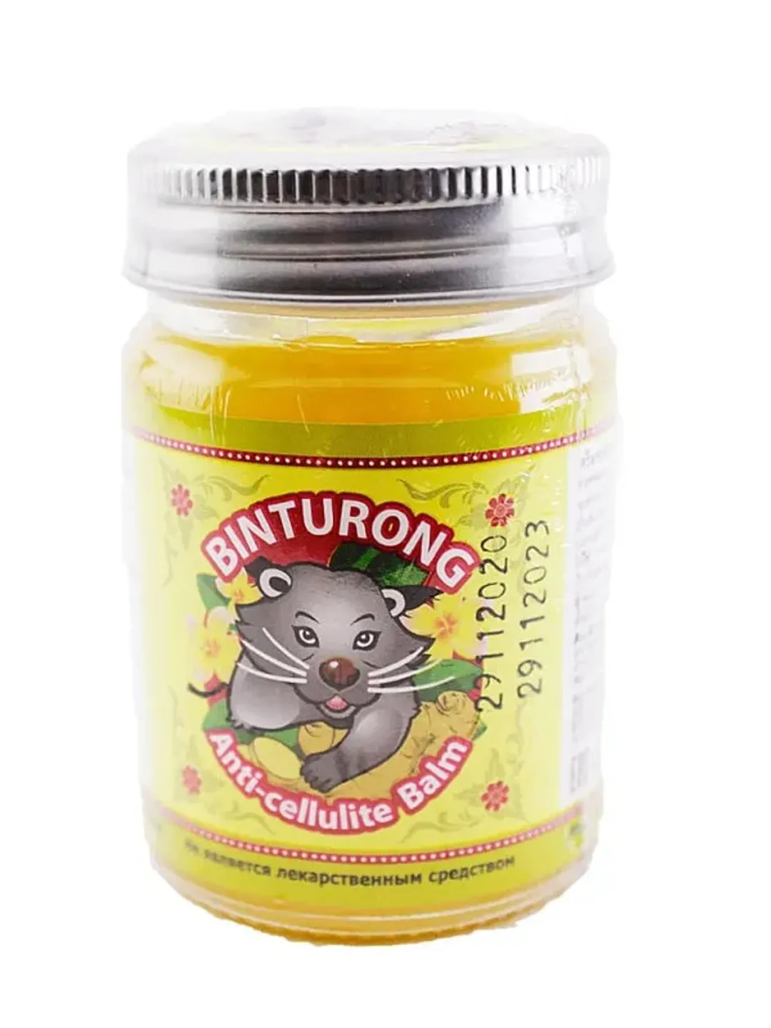 Thai anti-cellulite balm with turmeric and ginger Binturong, 50 ml