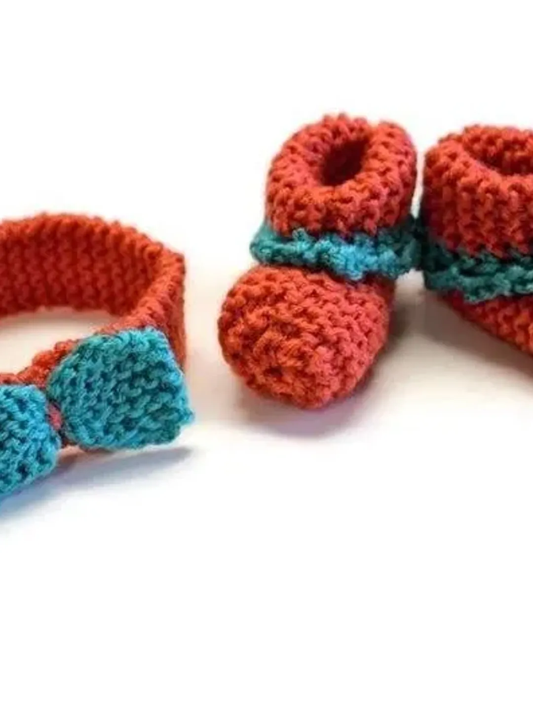 Baby Shoes and Headband Set with a Bow, Baby Booties Set, Gifts for New Babies, Baby Shower Gift Ideas, Stocking Stuffers for Christmas