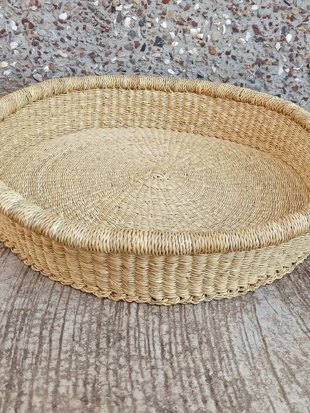 Fruit basket| Wall Basket | Fruit bowl | Tray basket | Tray decor | Tray for table | African handmade serving tray | Kitchen tray