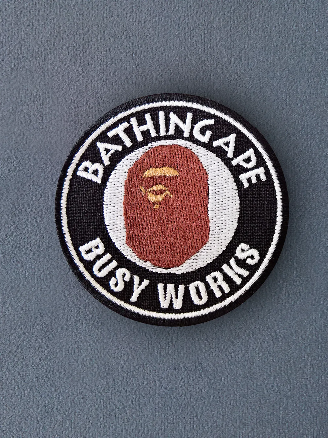 Bape Ape Head Sew on Patch Bathing ape patch Busy works
