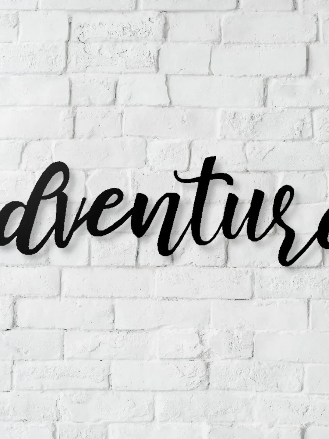 adventure Metal Word Sign, adventure Wall Decor, Classroom decor, Childs Room Decor, adventure Word Art, Cursive adventure Word Decor