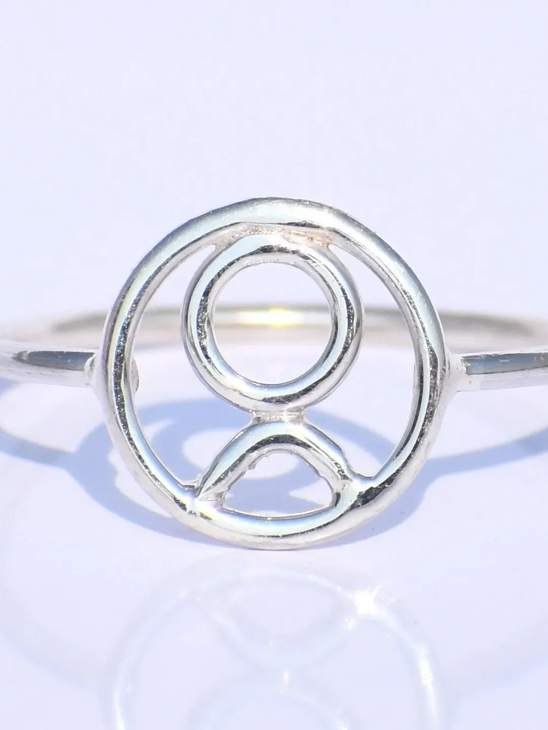 Zodiac Sign Ring, Handmade Ring, 925 Sterling Silver Ring, Stars Sign Ring, Stacking Ring, Hollow Ring, Constellation Ring, Jewelry For Her